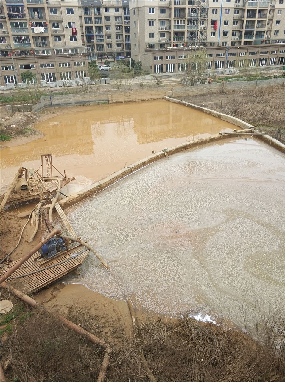 通山沉淀池淤泥清理-厂区废水池淤泥清淤